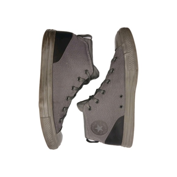 Converse All Star Syde Street High Top Sneaker 155491C Grey/Black Mens 11 #1557 - Picture 6 of 11